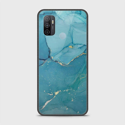 Oppo A53 Cover - Mystic Marble Series - HQ Ultra Shine Premium Infinity Glass Soft Silicon Borders Case