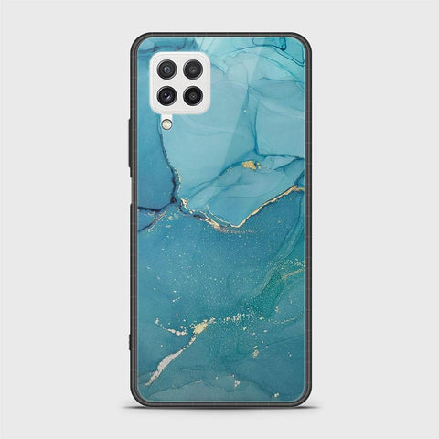 Samsung Galaxy M32 Cover- Mystic Marble Series - HQ Ultra Shine Premium Infinity Glass Soft Silicon Borders Case