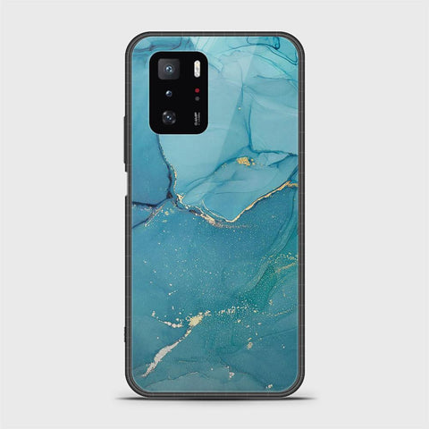 Xiaomi Poco X3 GT Cover- Mystic Marble Series - HQ Ultra Shine Premium Infinity Glass Soft Silicon Borders Case