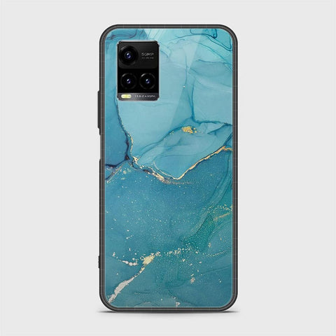 Vivo Y33T Cover - Mystic Marble Series - HQ Ultra Shine Premium Infinity Glass Soft Silicon Borders Case