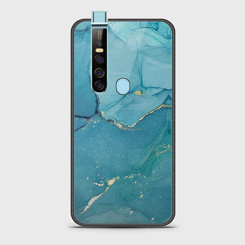 Tecno Camon 15 Pro Cover- Mystic Marble Series - HQ Ultra Shine Premium Infinity Glass Soft Silicon Borders Case