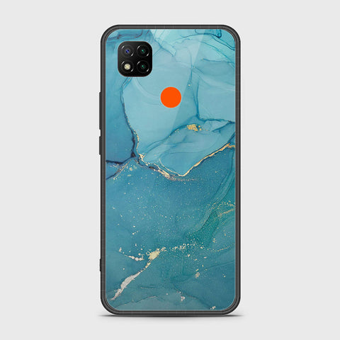 Xiaomi Redmi 9C Cover- Mystic Marble Series - HQ Ultra Shine Premium Infinity Glass Soft Silicon Borders Case