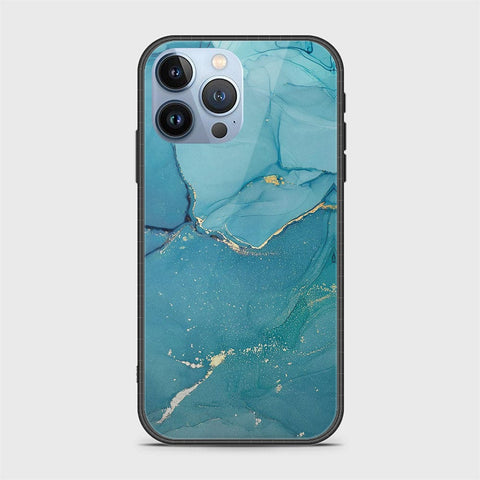 iPhone 14 Pro Cover- Mystic Marble Series - HQ Ultra Shine Premium Infinity Glass Soft Silicon Borders Case