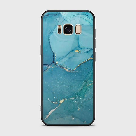 Samsung Galaxy S8 Plus Cover - Mystic Marble Series - HQ Ultra Shine Premium Infinity Glass Soft Silicon Borders Case