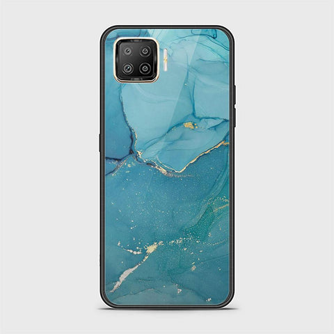 Oppo F17 Pro Cover - Mystic Marble Series - HQ Ultra Shine Premium Infinity Glass Soft Silicon Borders Case