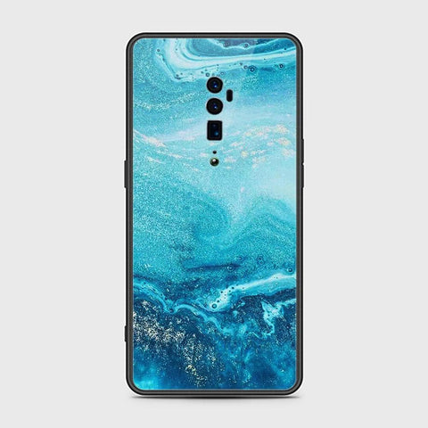 Oppo Reno 10x Zoom Cover - Mystic Marble Series - HQ Ultra Shine Premium Infinity Glass Soft Silicon Borders Case