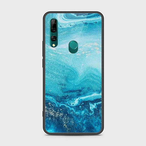 Huawei Y9 Prime 2019 Cover - Mystic Marble Series - HQ Ultra Shine Premium Infinity Glass Soft Silicon Borders Case