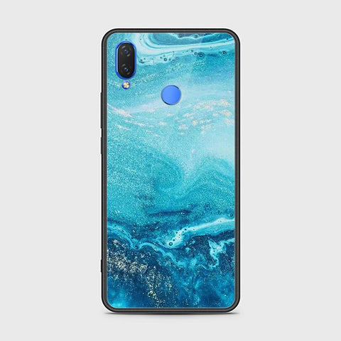 Huawei Y7 (2019) Cover - Mystic Marble Series - HQ Ultra Shine Premium Infinity Glass Soft Silicon Borders Case