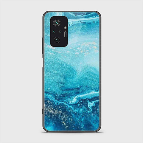 Xiaomi Redmi Note 10 Pro 4G Cover - Mystic Marble Series - HQ Ultra Shine Premium Infinity Glass Soft Silicon Borders Case