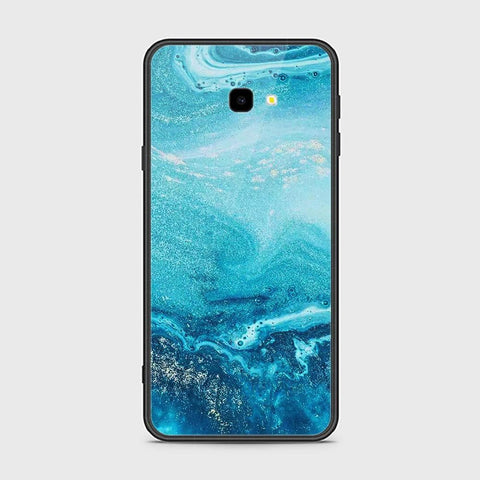 Samsung Galaxy J4 Plus Cover - Mystic Marble Series - HQ Ultra Shine Premium Infinity Glass Soft Silicon Borders Case