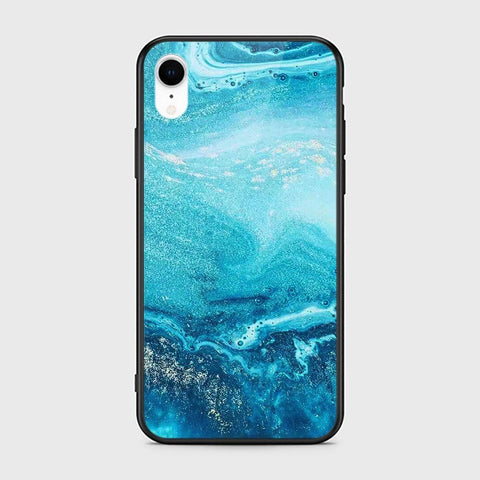 iPhone XR Cover - Mystic Marble Series - HQ Ultra Shine Premium Infinity Glass Soft Silicon Borders Case