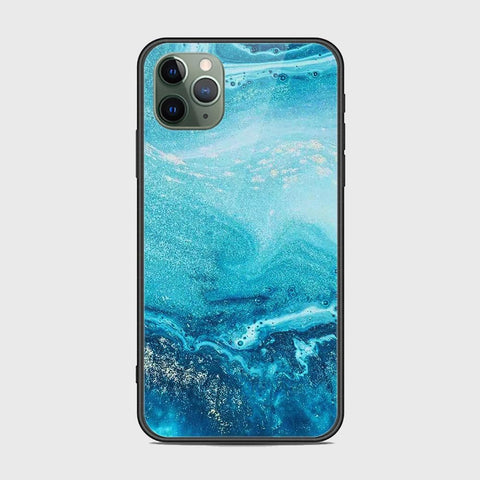 iPhone 11 Pro Max Cover - Mystic Marble Series - HQ Ultra Shine Premium Infinity Glass Soft Silicon Borders Case