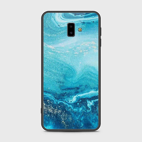 Samsung Galaxy J6 Plus 2018 Cover - Mystic Marble Series - HQ Ultra Shine Premium Infinity Glass Soft Silicon Borders Case