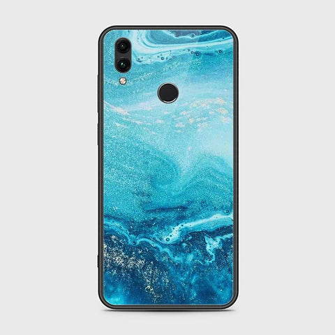 Huawei Honor 10 Lite Cover - Mystic Marble Series - HQ Ultra Shine Premium Infinity Glass Soft Silicon Borders Case