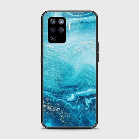 Oppo F19 Pro Cover - Mystic Marble Series - HQ Ultra Shine Premium Infinity Glass Soft Silicon Borders Case