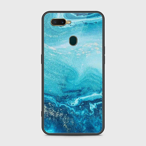 Oppo A12s Cover - Mystic Marble Series - HQ Ultra Shine Premium Infinity Glass Soft Silicon Borders Case