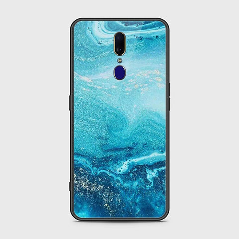 Oppo A9x Cover - Mystic Marble Series - HQ Ultra Shine Premium Infinity Glass Soft Silicon Borders Case