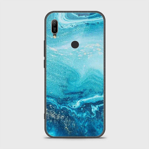 Huawei Y6 2019 / Y6 Prime 2019 Cover - Mystic Marble Series - HQ Ultra Shine Premium Infinity Glass Soft Silicon Borders Case