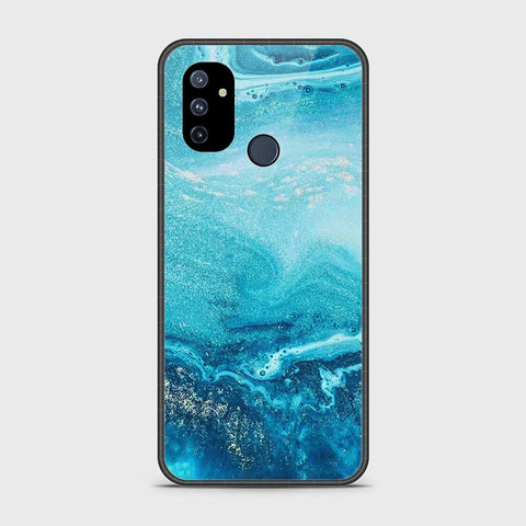 OnePlus Nord N100 Cover- Mystic Marble Series - HQ Ultra Shine Premium Infinity Glass Soft Silicon Borders Case