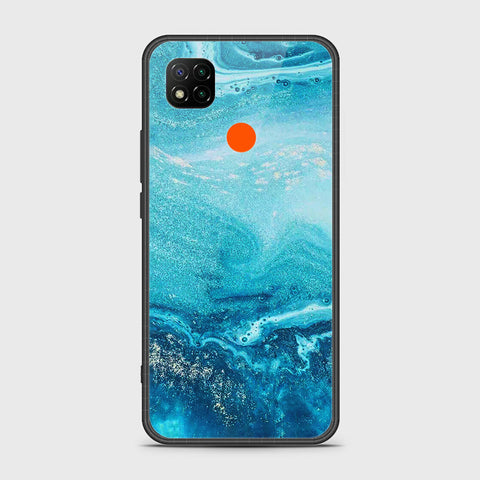 Xiaomi Redmi 9C Cover- Mystic Marble Series - HQ Ultra Shine Premium Infinity Glass Soft Silicon Borders Case