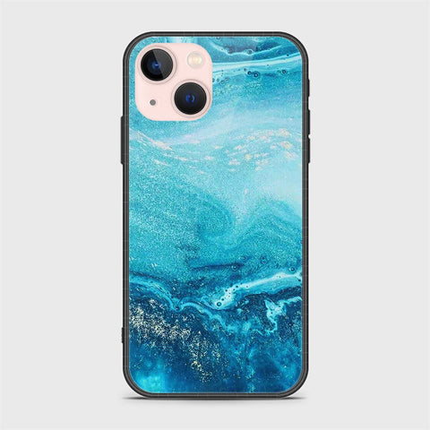 iPhone 14 Plus Cover- Mystic Marble Series - HQ Ultra Shine Premium Infinity Glass Soft Silicon Borders Case