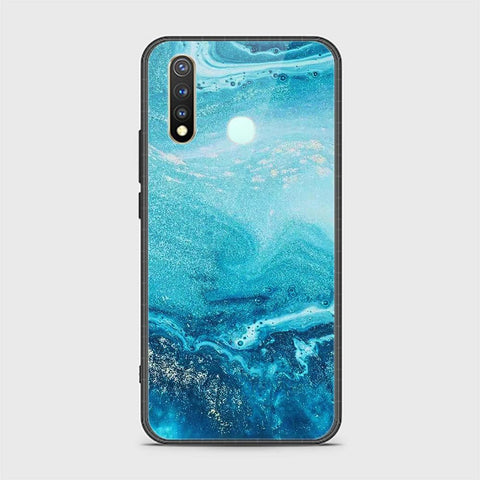 Vivo Y19 Cover - Mystic Marble Series - HQ Ultra Shine Premium Infinity Glass Soft Silicon Borders Case