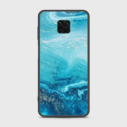 Xiaomi Redmi Note 9S Cover - Mystic Marble Series - HQ Ultra Shine Premium Infinity Glass Soft Silicon Borders Case