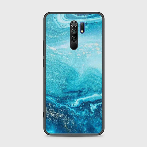 Xiaomi Redmi 9 Prime Cover - Mystic Marble Series - HQ Ultra Shine Premium Infinity Glass Soft Silicon Borders Case