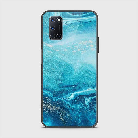 Oppo A92 Cover - Mystic Marble Series - HQ Ultra Shine Premium Infinity Glass Soft Silicon Borders Case