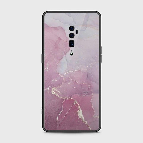 Oppo Reno 10x Zoom Cover - Mystic Marble Series - HQ Ultra Shine Premium Infinity Glass Soft Silicon Borders Case