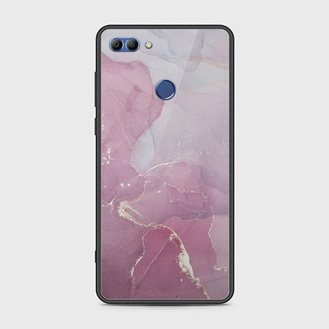 Huawei Y9 2018 Cover - Mystic Marble Series - HQ Ultra Shine Premium Infinity Glass Soft Silicon Borders Case