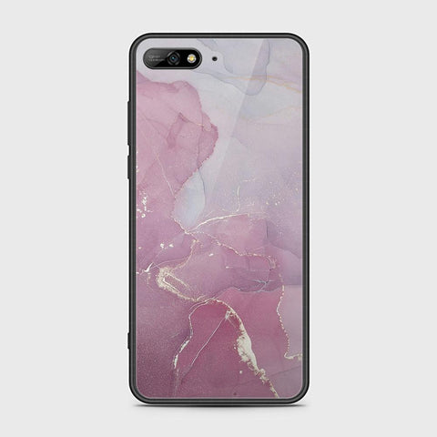 Huawei Y6 Prime 2018 Cover - Mystic Marble Series - HQ Ultra Shine Premium Infinity Glass Soft Silicon Borders Case