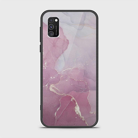 Samsung Galaxy A03s Cover - Mystic Marble Series - HQ Ultra Shine Premium Infinity Glass Soft Silicon Borders Case