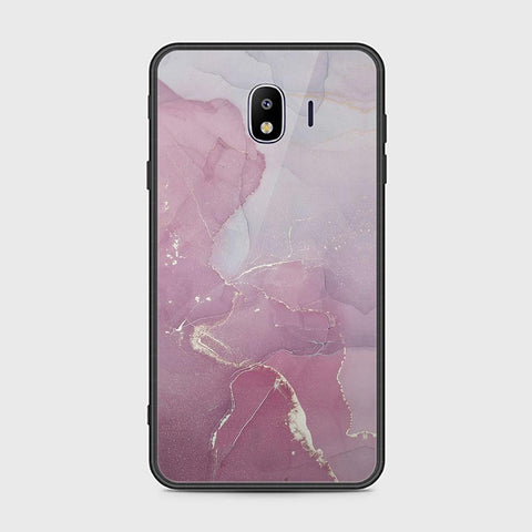 Samsung Galaxy J4 2018 Cover - Mystic Marble Series - HQ Ultra Shine Premium Infinity Glass Soft Silicon Borders Case