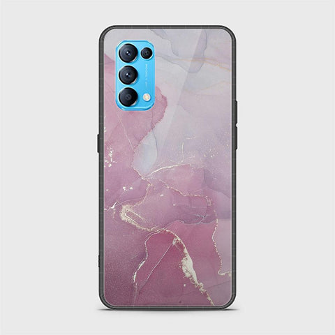 Oppo Find X3 Lite Cover - Mystic Marble Series - HQ Ultra Shine Premium Infinity Glass Soft Silicon Borders Case