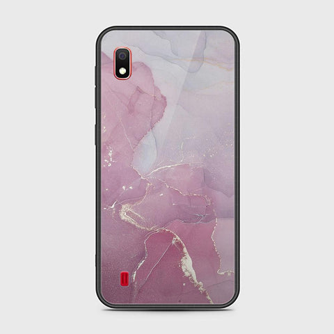 Samsung Galaxy A10 Cover - Mystic Marble Series - HQ Ultra Shine Premium Infinity Glass Soft Silicon Borders Case