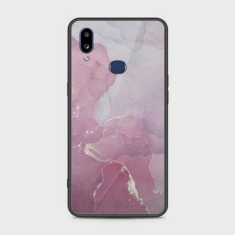 Samsung Galaxy A10s Cover - Mystic Marble Series - HQ Ultra Shine Premium Infinity Glass Soft Silicon Borders Case