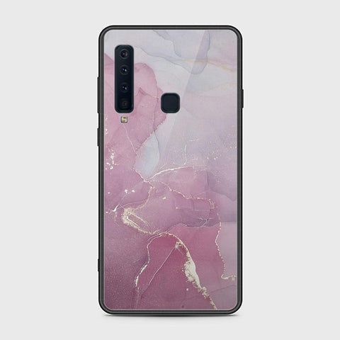 Samsung Galaxy A9s Cover - Mystic Marble Series - HQ Ultra Shine Premium Infinity Glass Soft Silicon Borders Case