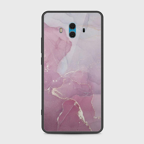 Huawei Mate 10 Cover - Mystic Marble Series - HQ Ultra Shine Premium Infinity Glass Soft Silicon Borders Case