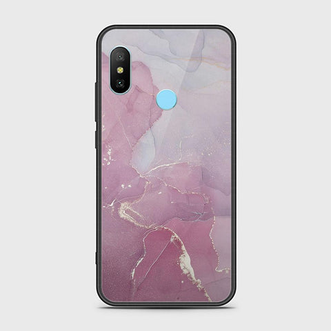 Xiaomi Mi A2 Lite Cover - Mystic Marble Series - HQ Ultra Shine Premium Infinity Glass Soft Silicon Borders Case