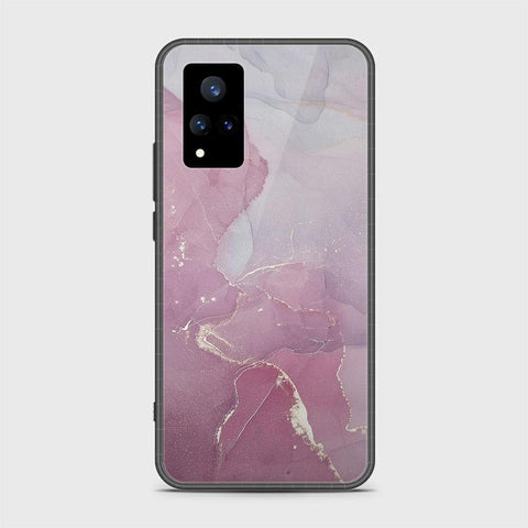 Vivo V21 Cover - Mystic Marble Series - HQ Ultra Shine Premium Infinity Glass Soft Silicon Borders Case