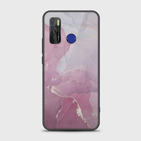 Tecno Spark 5 Cover- Mystic Marble Series - HQ Ultra Shine Premium Infinity Glass Soft Silicon Borders Case