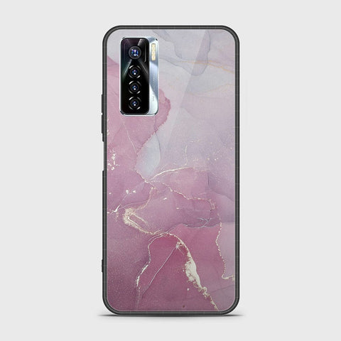 Tecno Camon 17 Pro Cover - Mystic Marble Series - HQ Ultra Shine Premium Infinity Glass Soft Silicon Borders Case