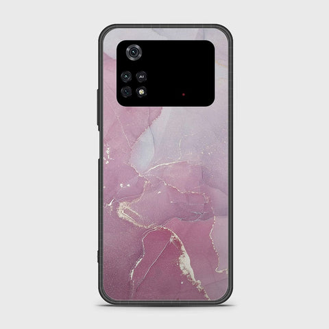 Xiaomi Poco M4 Pro 4G Cover- Mystic Marble Series - HQ Ultra Shine Premium Infinity Glass Soft Silicon Borders Case