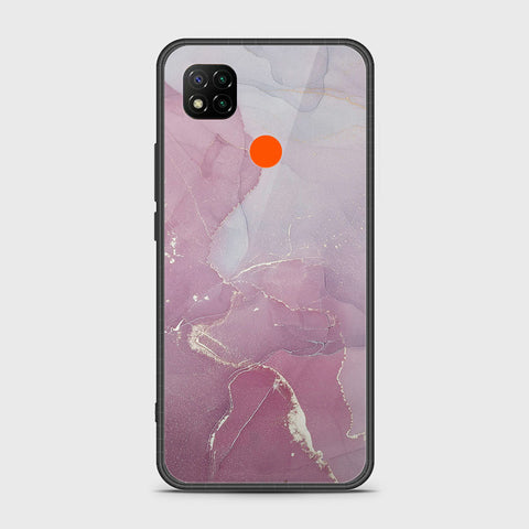 Xiaomi Redmi 9C Cover- Mystic Marble Series - HQ Ultra Shine Premium Infinity Glass Soft Silicon Borders Case