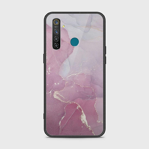 Realme 5 Pro Cover - Mystic Marble Series - HQ Ultra Shine Premium Infinity Glass Soft Silicon Borders Case