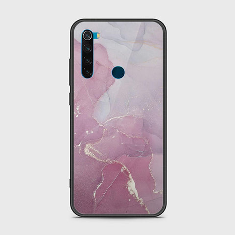 Xiaomi Redmi Note 8 Cover - Mystic Marble Series - HQ Ultra Shine Premium Infinity Glass Soft Silicon Borders Case