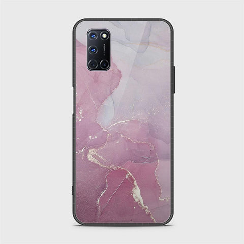 Oppo A92 Cover - Mystic Marble Series - HQ Ultra Shine Premium Infinity Glass Soft Silicon Borders Case