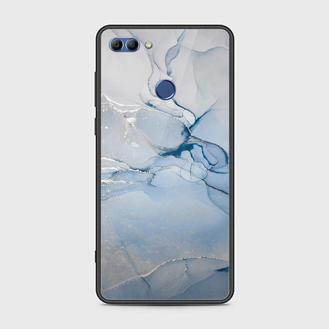 Huawei Y9 2018 Cover - Mystic Marble Series - HQ Ultra Shine Premium Infinity Glass Soft Silicon Borders Case