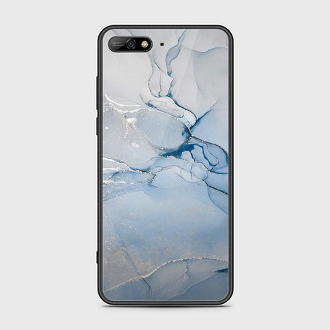 Huawei Y6 Prime 2018 Cover - Mystic Marble Series - HQ Ultra Shine Premium Infinity Glass Soft Silicon Borders Case